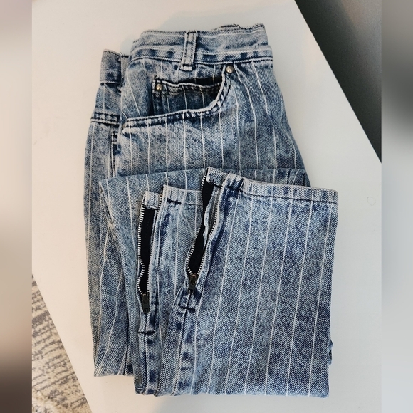 Vintage 80s 90s lorielle acid wash jeans sz sm/0 - Picture 1 of 9